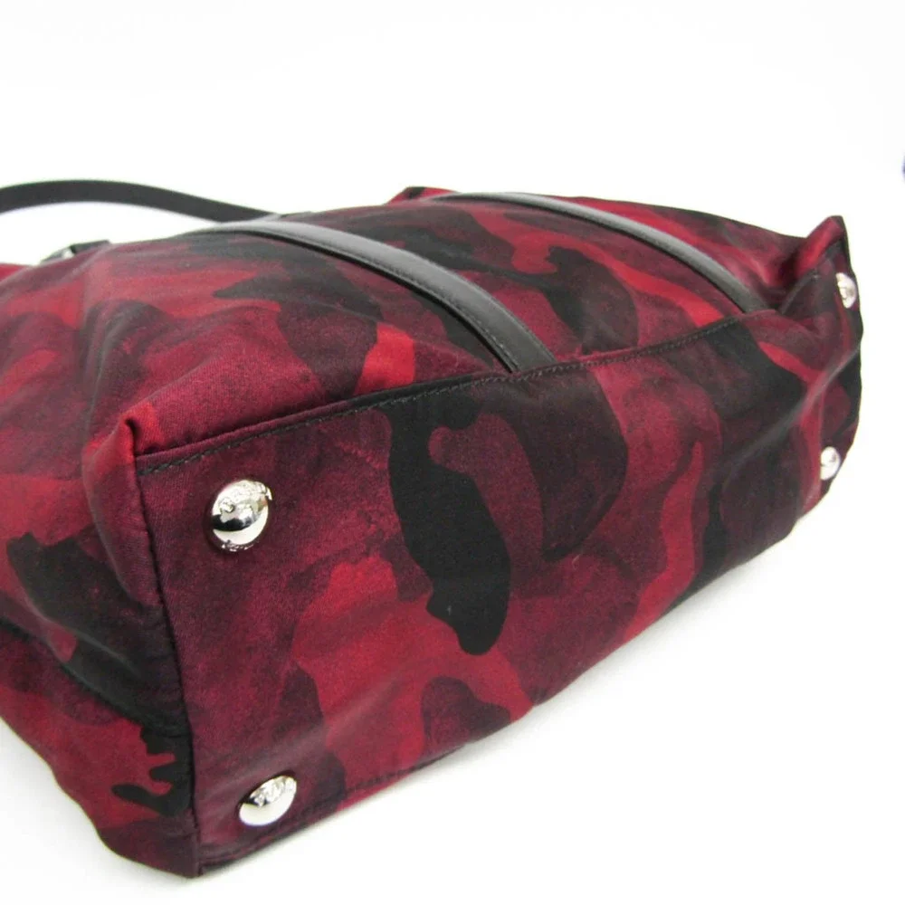 PRADA Red Leather Shoulder Bag - Picture 5 of 15